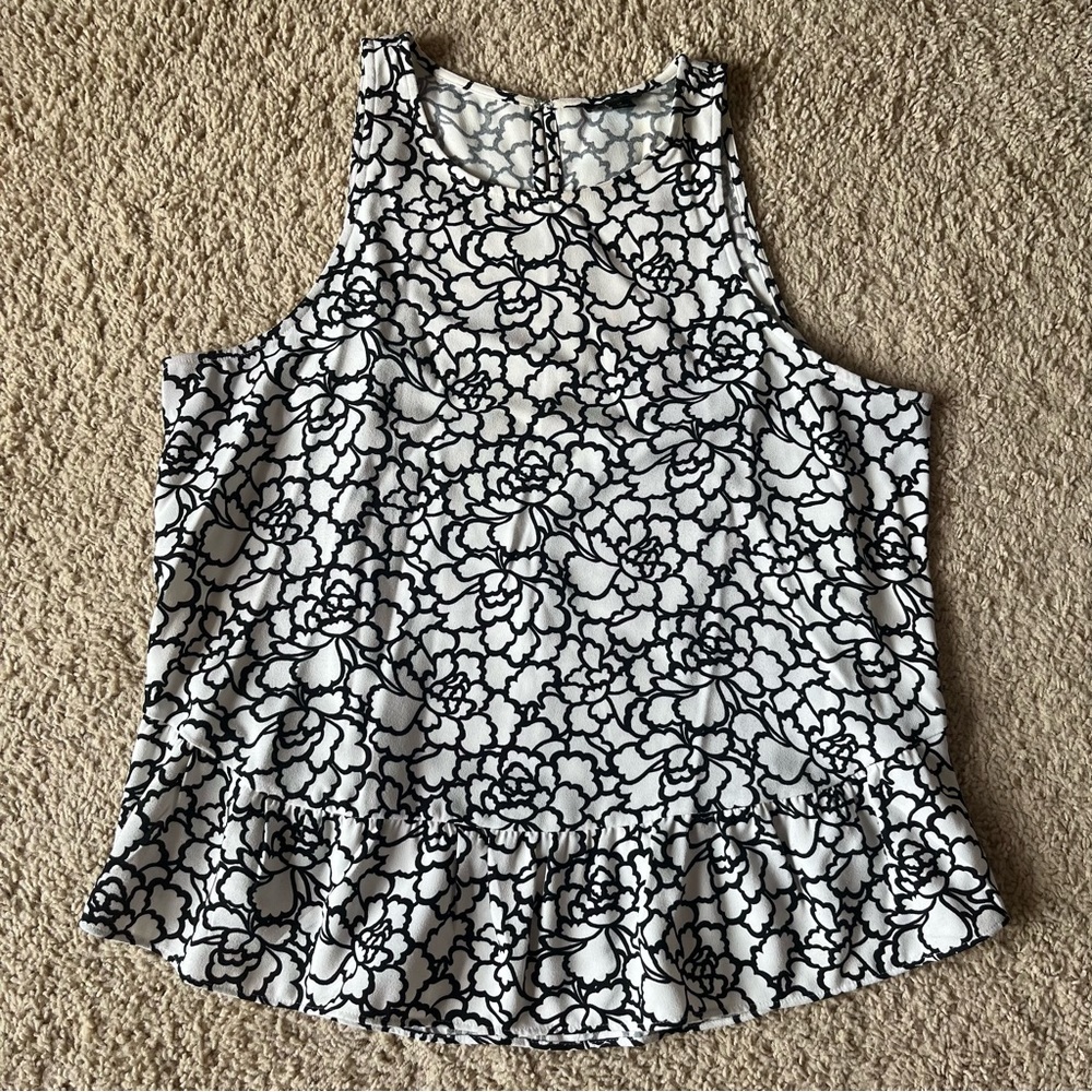 Ann Taylor ruffle tank
